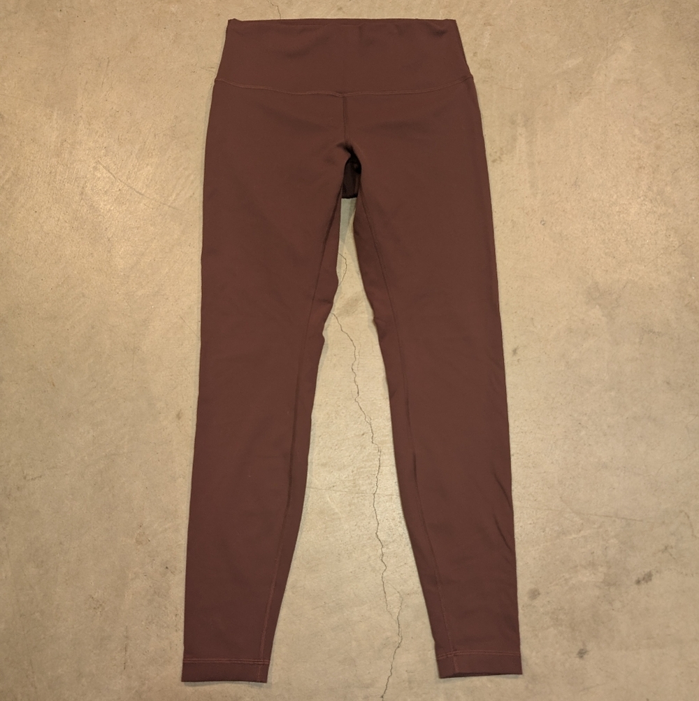 lululemon athletica Wunder Train Leggings in Deep Maroon